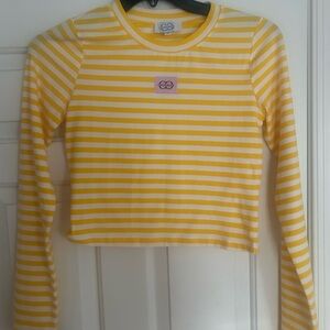 CocoLillys yellow striped top